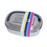 Brotzeit MAGIC lunch boxes lunch box snack box with removable dividers made of stainless steel