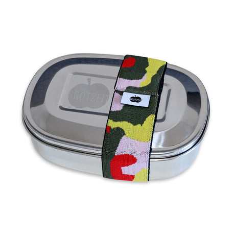 Brotzeit MAGIC lunch boxes lunch box snack box with removable dividers made of stainless steel