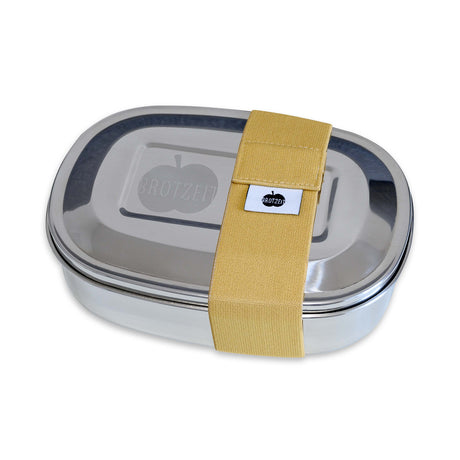 Brotzeit MAGIC lunch boxes lunch box snack box with removable dividers made of stainless steel