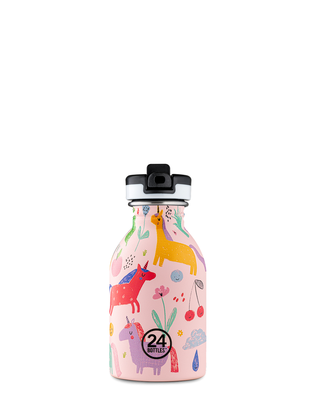 24bottles drinking bottle 250ml Kids collection with sport cap