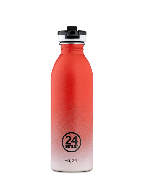 24bottles Athleisure Collection Stainless Steel Drinking Bottle 500ml with Sport Cap 