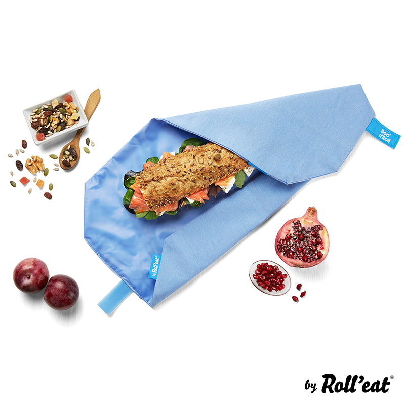 Roll'eat Boc`n`Roll NATURE Sandwich Wrap washable snack wrap bread bag