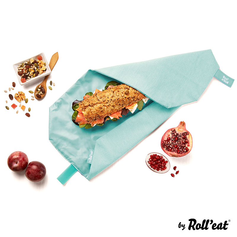 Roll'eat Boc`n`Roll NATURE Sandwich Wrap washable snack wrap bread bag