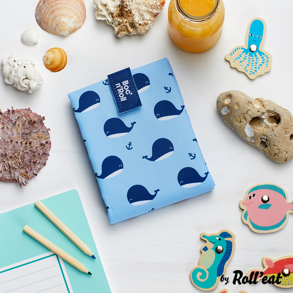 Roll'eat Boc`n`Roll ANIMALS Collection Sandwich Wrap washable snack bag bread bag