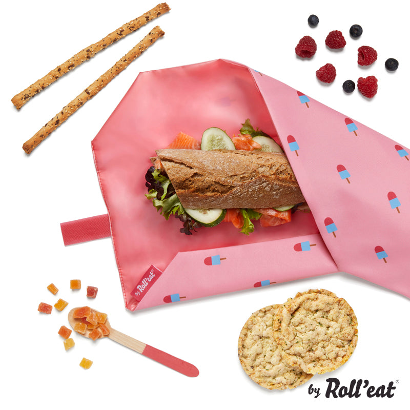 Roll'eat Boc`n`Roll ICON Collection Sandwich Wrap washable snack bag bread bag