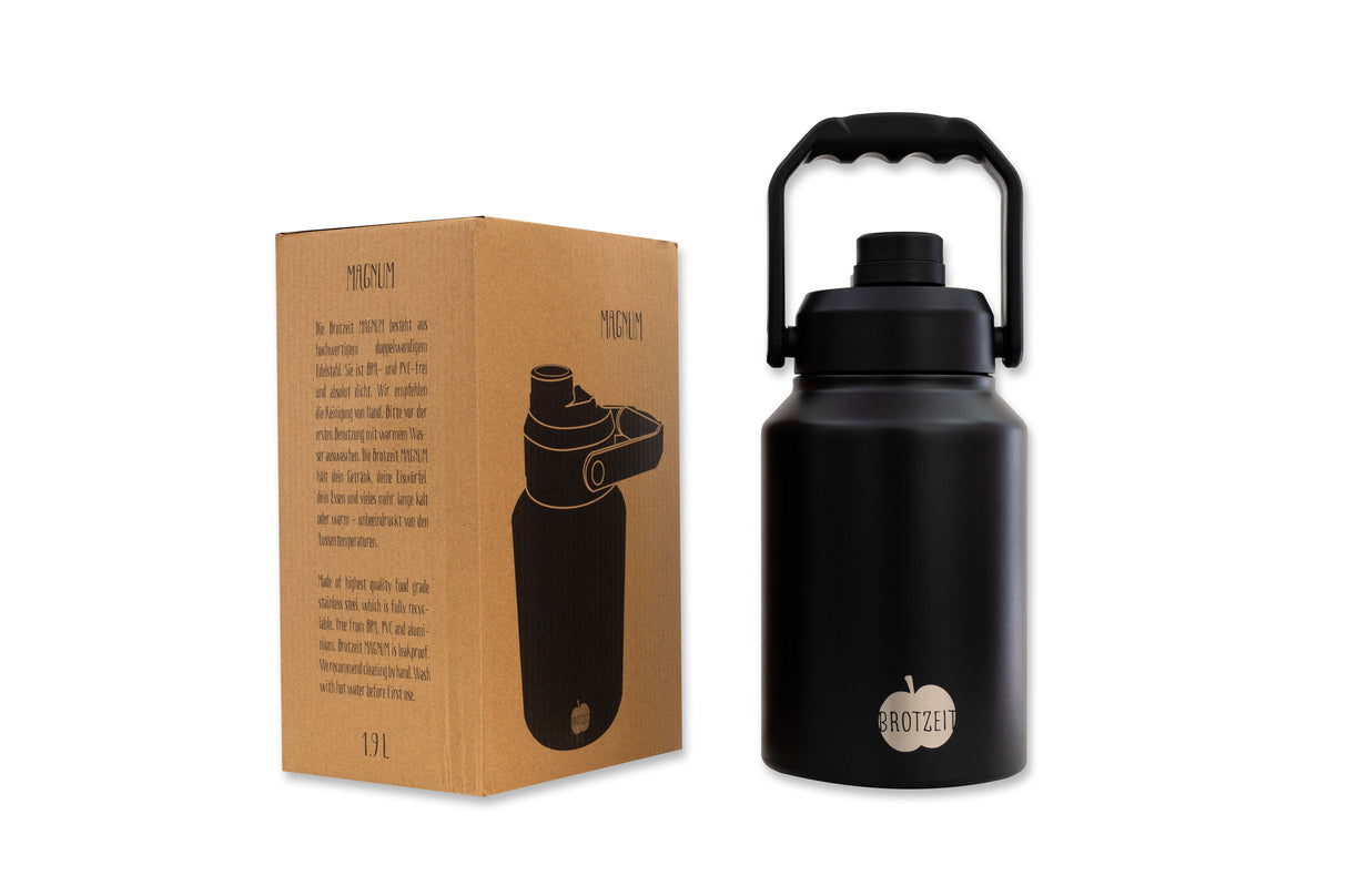 Brotzeit MAGNUM 1.9l Thermos bottle Thermos container made of stainless steel 