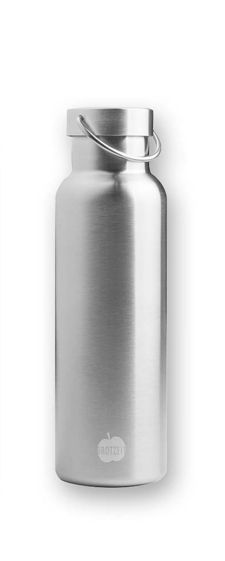 Brotzeit Thermos bottle made of stainless steel plastic-free drinking bottle in 3 sizes