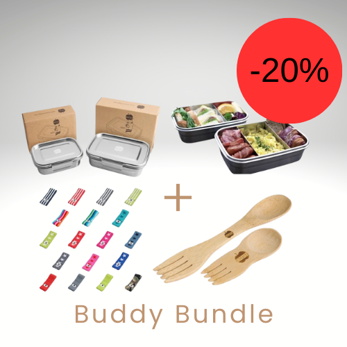 Brotzeit Buddy Lunchbox-Set 4-teilig