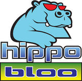 Hippobloo Flip Flop green polka made of natural rubber BPA-free vegan Hippo Bloo