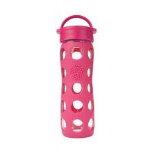 Lifefactory Trinkflasche aus Glas 475ml in tollen Farben Glastrinkflasche BPAfrei