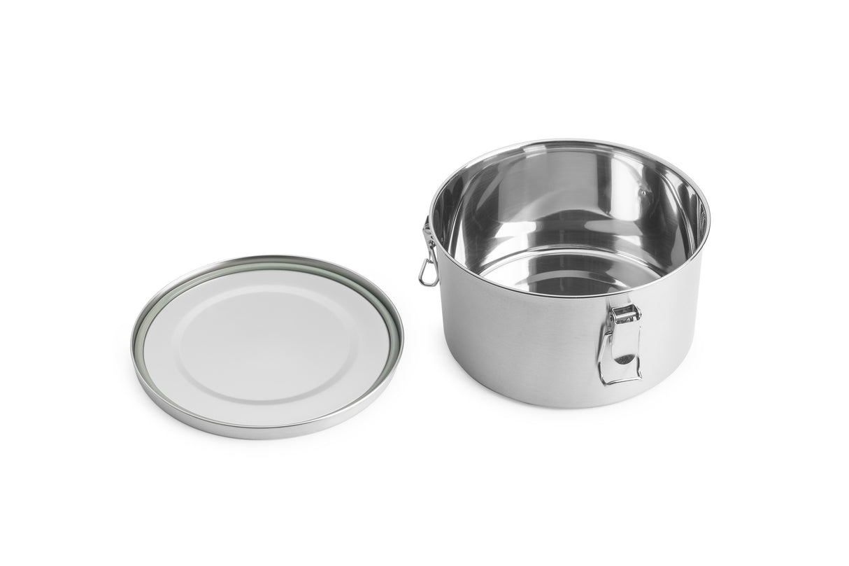 Brotzeit KLICK &amp; BOWL leak-proof lunch box made of stainless steel 1.8l