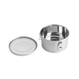 Brotzeit KLICK &amp; BOWL leak-proof lunch box made of stainless steel 1.8l