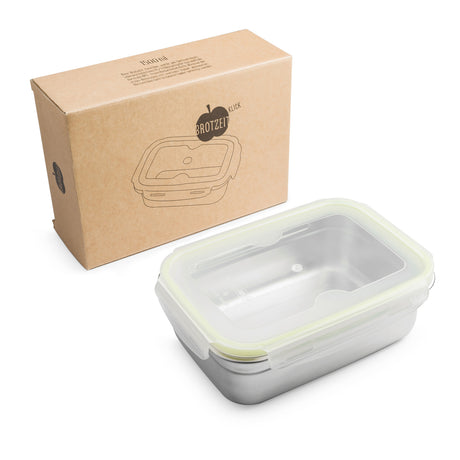 Brotzeit klick lunch box made of stainless steel 100% BPA free tightly sealable