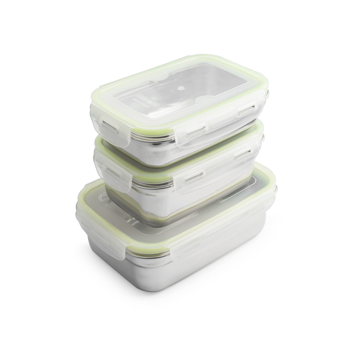 Brotzeit klick lunch box made of stainless steel 100% BPA free tightly sealable