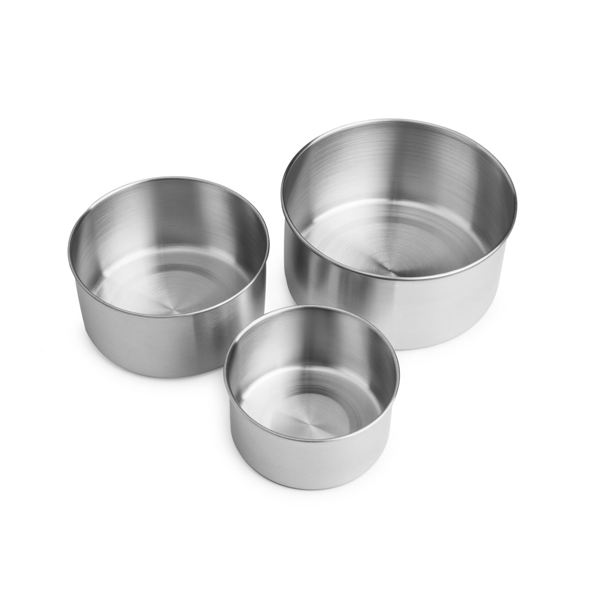 Brotzeit Dreierlei 3er Set tight lunch box snack box made of stainless steel