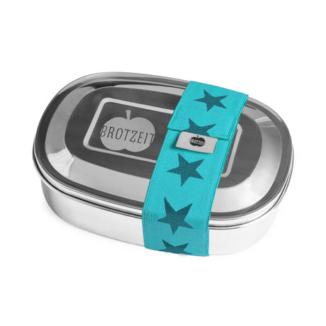 Brotzeit MAGIC lunch boxes lunch box snack box with removable dividers made of stainless steel