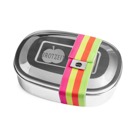 Brotzeit MAGIC lunch boxes lunch box snack box with removable dividers made of stainless steel