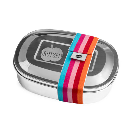 Brotzeit MAGIC lunch boxes lunch box snack box with removable dividers made of stainless steel