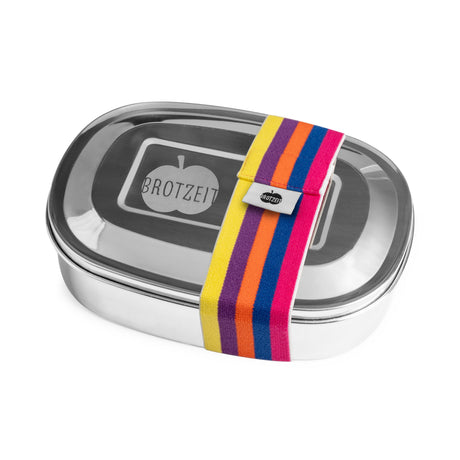 Brotzeit MAGIC lunch boxes lunch box snack box with removable dividers made of stainless steel