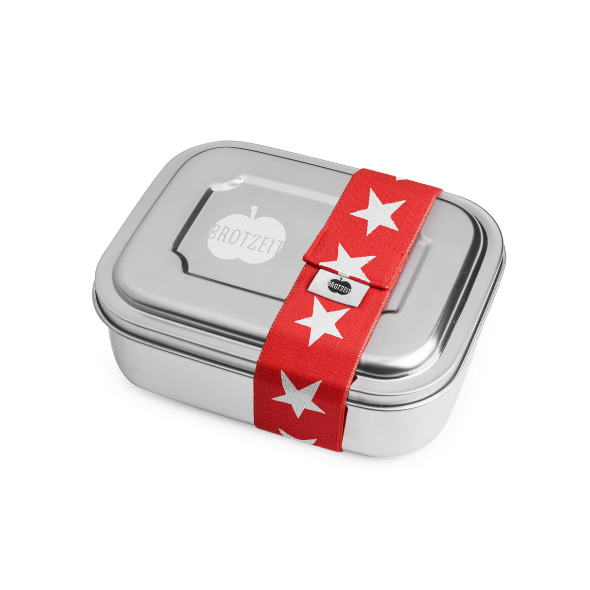 Brotzeit ZWEIER Lunchboxen Brotdose Jausenbox mit Unterteilung aus Edelstahl 100% BPA frei