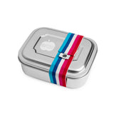Brotzeit ZWEIER Lunchboxen Brotdose Jausenbox mit Unterteilung aus Edelstahl 100% BPA frei