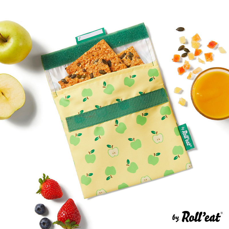 Roll'eat Snack'n'go FRUITS Lunchbag washable snack bag bread bag