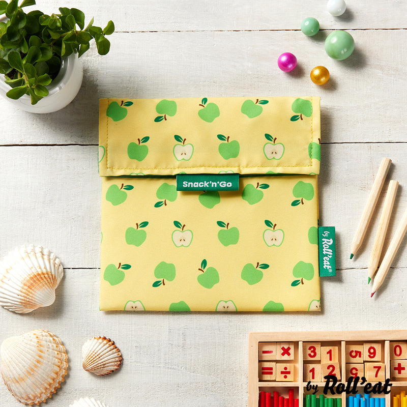 Roll'eat Snack'n'go FRUITS Lunchbag washable snack bag bread bag