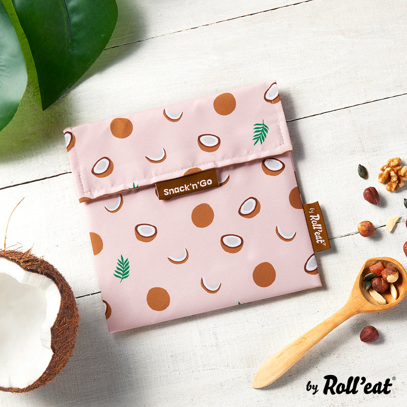 Roll'eat Snack'n'go FRUITS Lunchbag washable snack bag bread bag