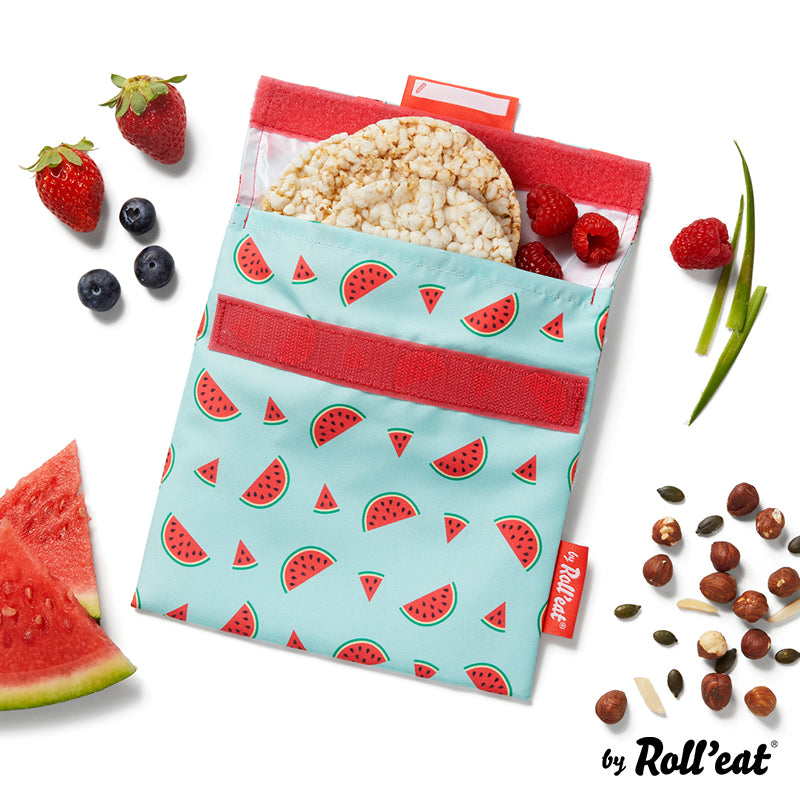 Roll'eat Snack'n'go FRUITS Lunchbag washable snack bag bread bag