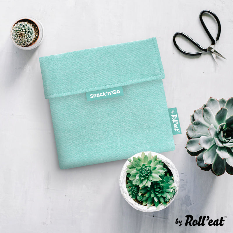 Roll'eat Snack'n'go Nature Lunchbag washable snack bag bread bag