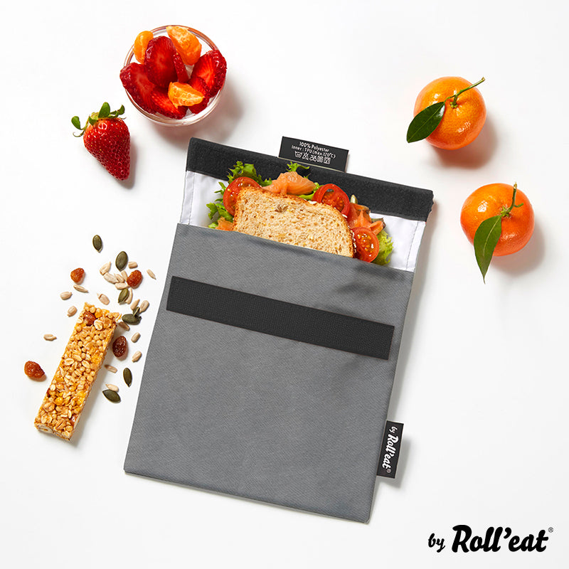 Roll'eat Snack'n'go Nature Lunchbag washable snack bag bread bag