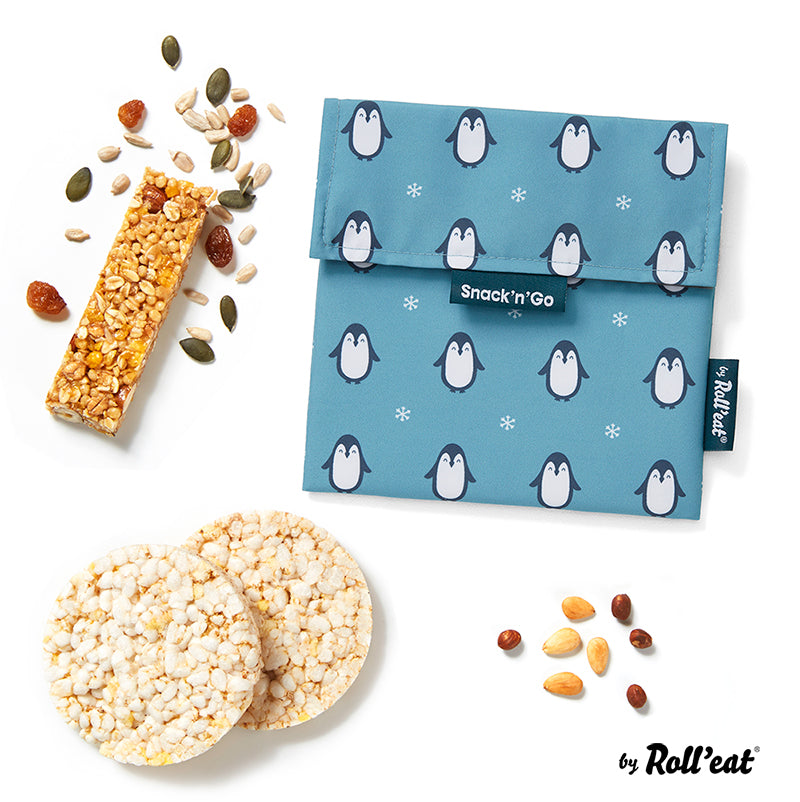 Roll'eat Snack'n'go ANIMAL Lunchbag washable snack bag bread bag