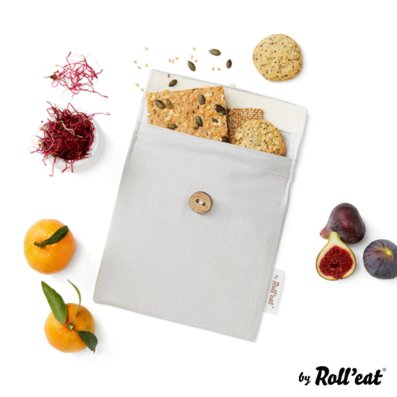 Roll'eat Snack'n'go BIO Lunchbag washable snack bag bread bag