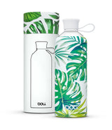 DOLI glass drinking bottle with silicone cover 550ml bottle with silicone cover