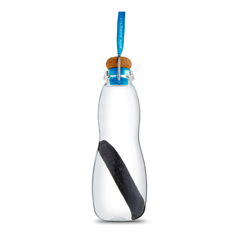 eau good glass drinking bottle with activated carbon water carafe glass 0.6l