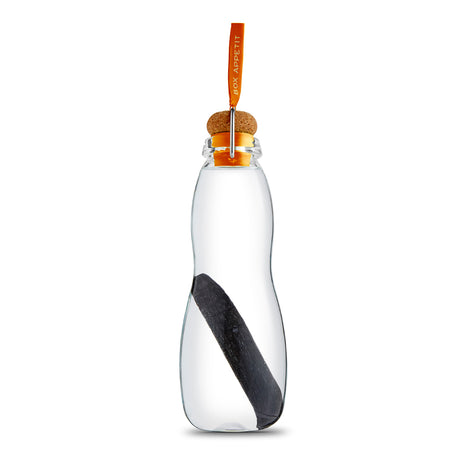 eau good glass drinking bottle with activated carbon water carafe glass 0.6l
