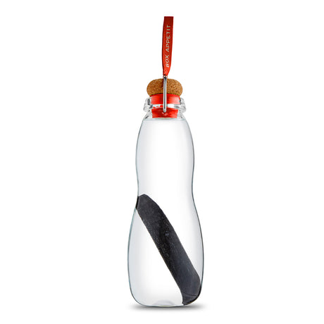 eau good glass drinking bottle with activated carbon water carafe glass 0.6l