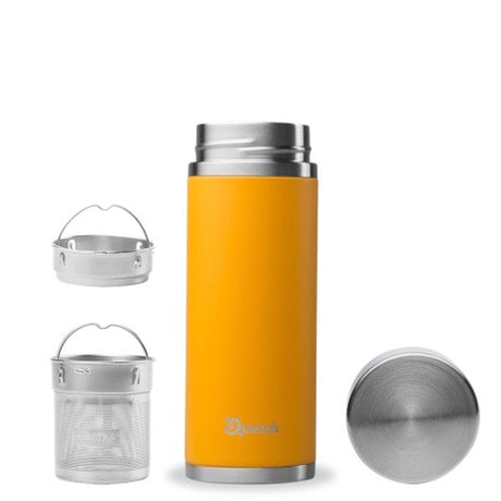 Qwetch teapot to go tea thermos bottle made of stainless steel 0.3l BPA free mobiliThe