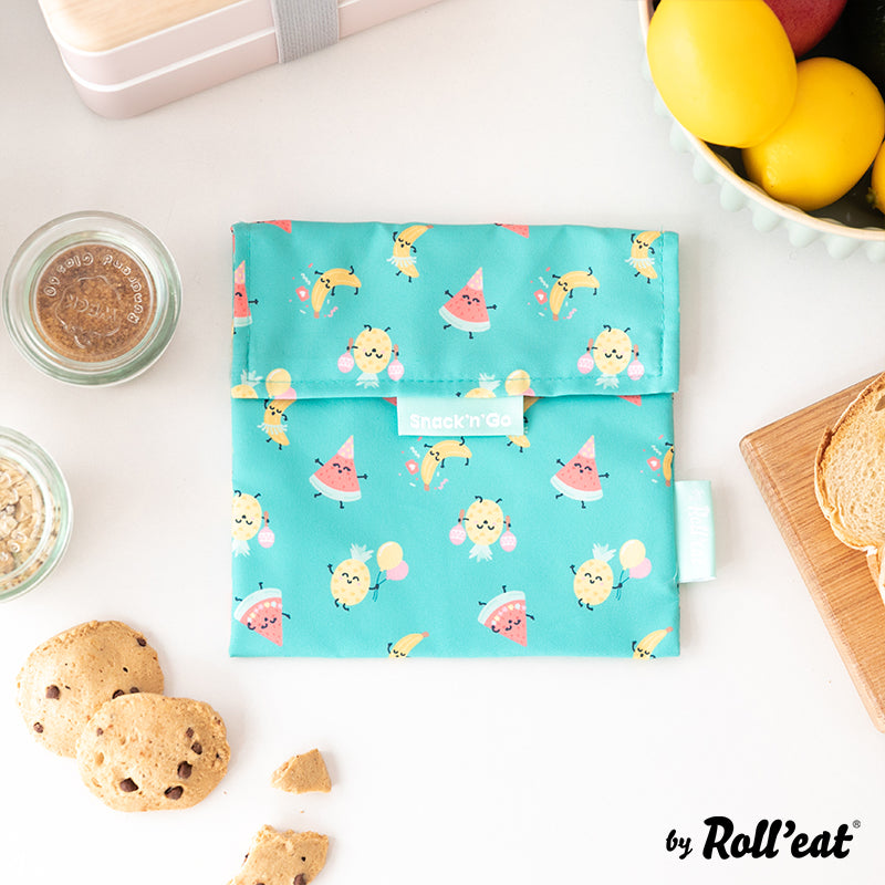Roll'eat Snack'n'go Mr. WONDERFUL Lunchbag washable snack bag bread bag
