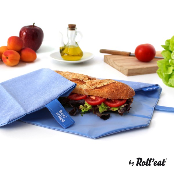 Roll&#039;eat Boc`n`Roll NATURE Sandwich Wrap waschbarer Snack wrap Brotbeutel