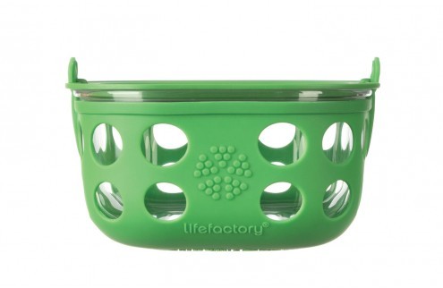 lifefactory Aufbewahrungsbehälter aus Glas 950ml BPA frei auslaufsicher Essensbehälter food containe